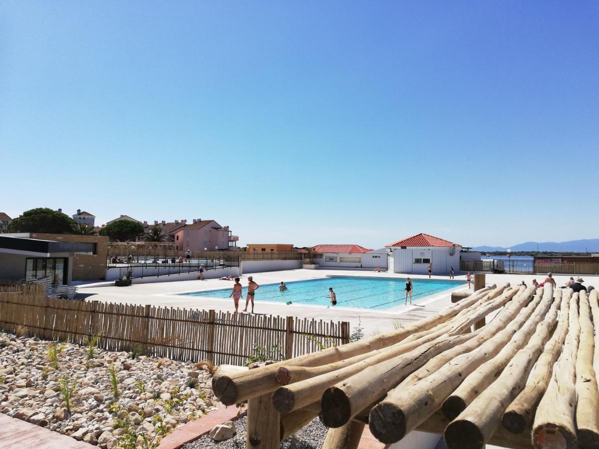 Appartement Tout Confort A Cap Coudalere Avec Vue Magnifique Sur Le Canigou Au Bord Du Lac - Check In Automatise - Parking Gratuit - Aire De Jeux D'Enfants - Le Barcarès Dış mekan fotoğraf